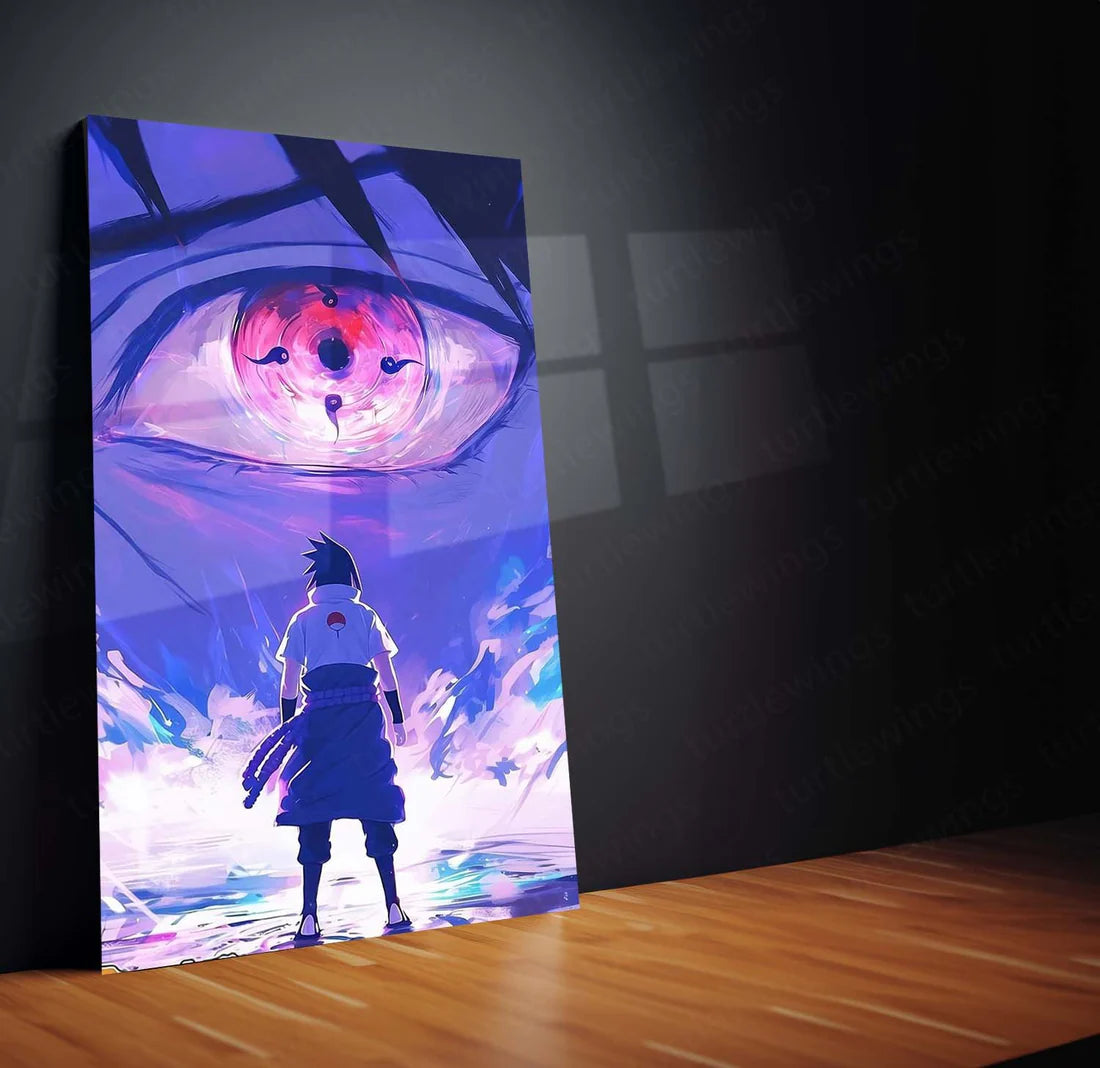 Sasuke Uchiha: The Lone Wolf Metal Poster