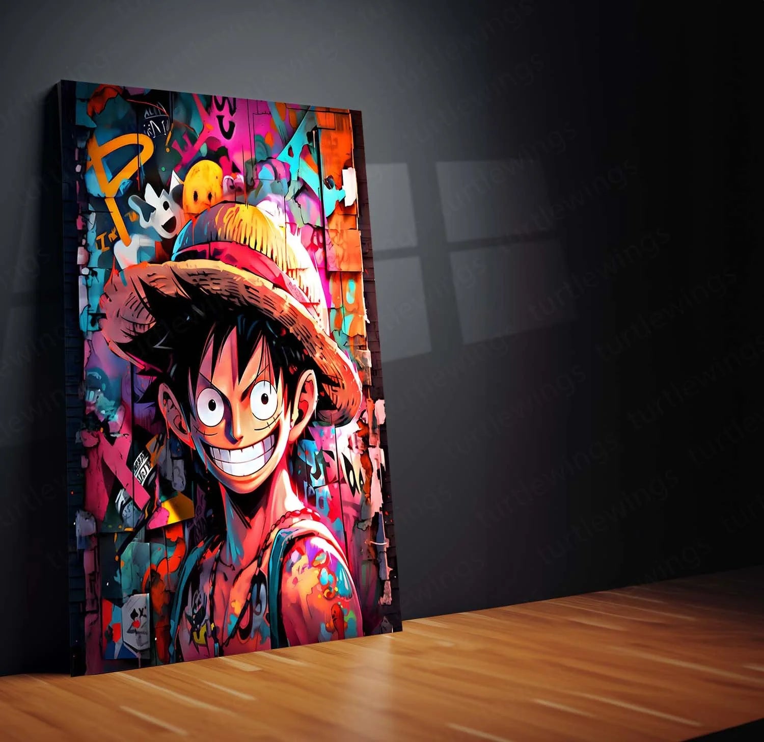 Monkey D. Luffy Metal Poster: Become the Pirate King