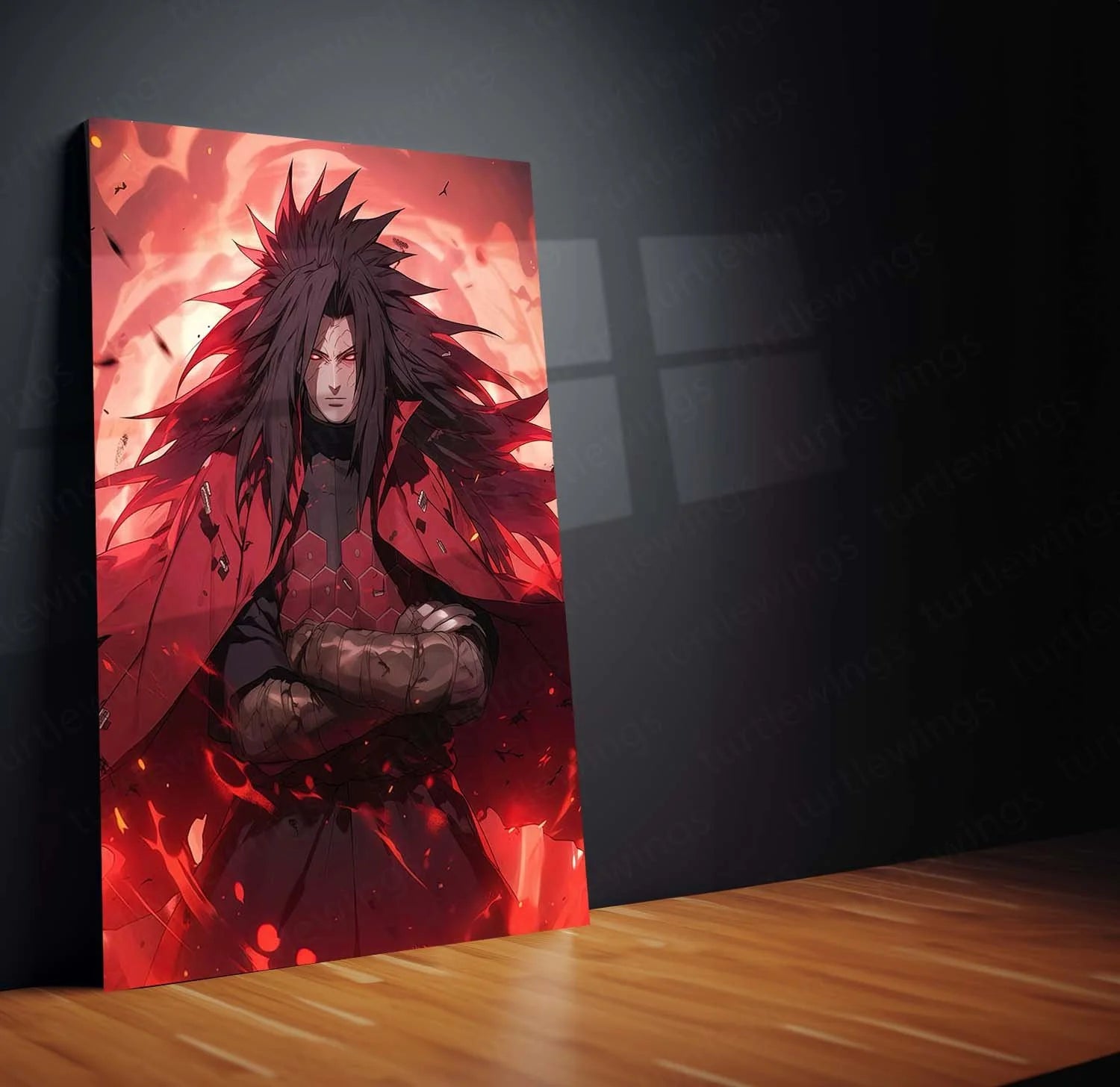 Madara Uchiha: The Legendary Uchiha Metal Poster