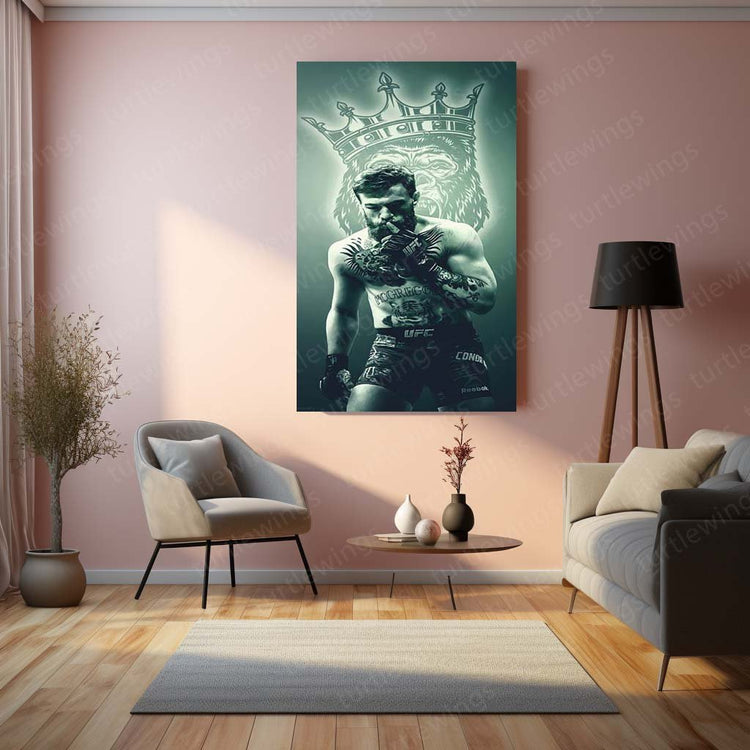 Conor McGregor Metal Poster | MMA Fighter Wall Art | HD Print