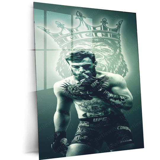 Conor McGregor Metal Poster | MMA Fighter Wall Art | HD Print