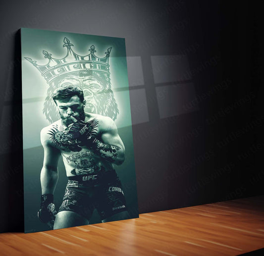 Conor McGregor Metal Poster | MMA Fighter Wall Art | HD Print