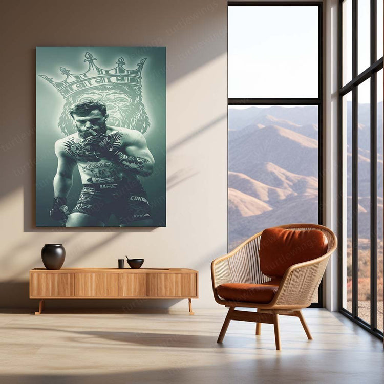 Conor McGregor Metal Poster | MMA Fighter Wall Art | HD Print