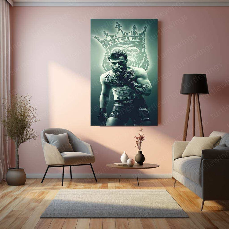 Conor McGregor – The Notorious Fighter Metal Poster - TURTLEWINGS 