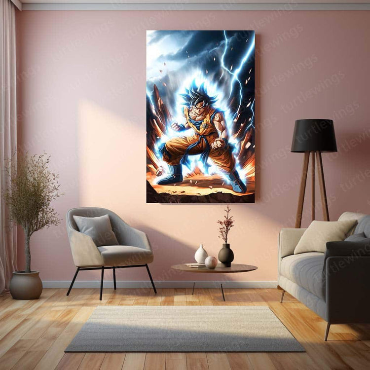 Goku Metal Poster - Dragon Ball Z