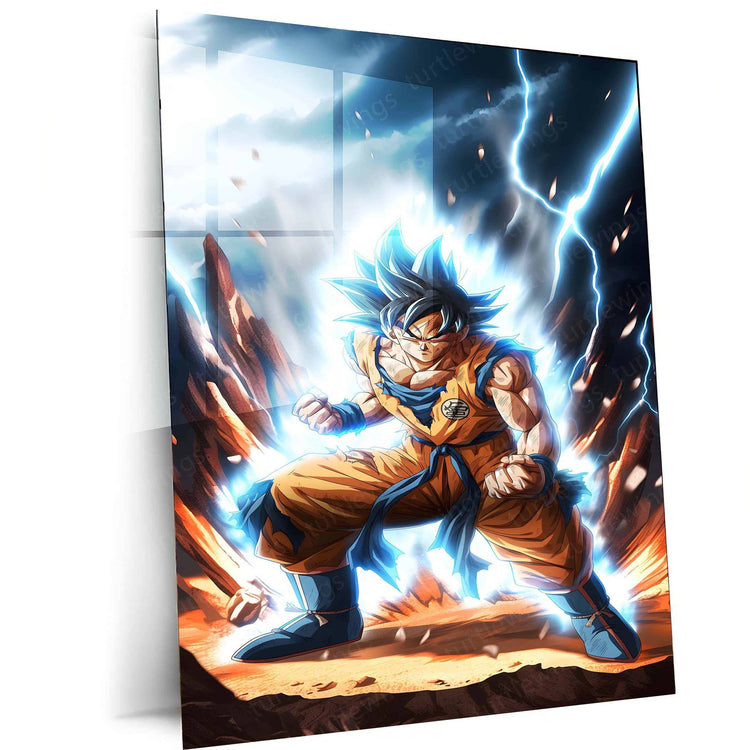 Goku Metal Poster - Dragon Ball Z