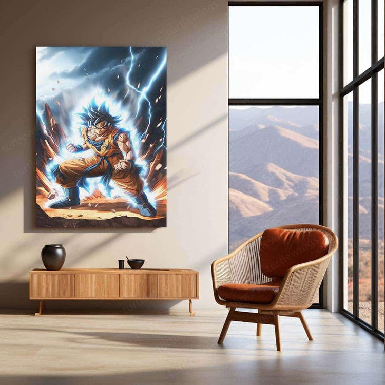 Goku Metal Poster - Dragon Ball Z