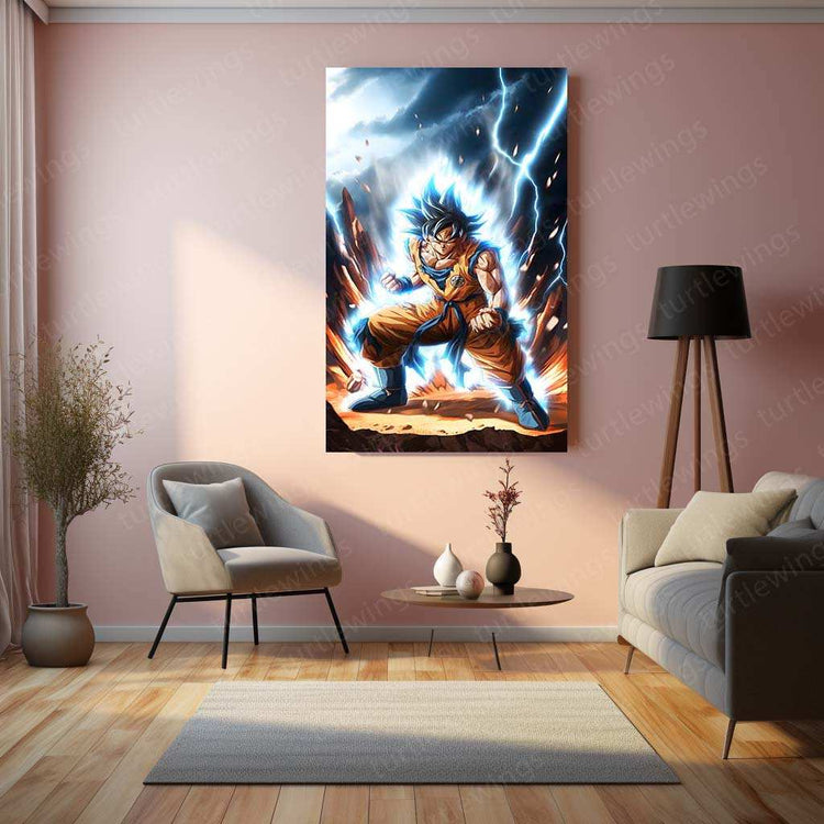 Goku – DbZ Metal Poster - TURTLEWINGS 