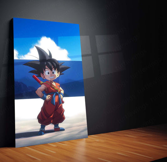 Baby Goku Metal Poster - Dragon Ball