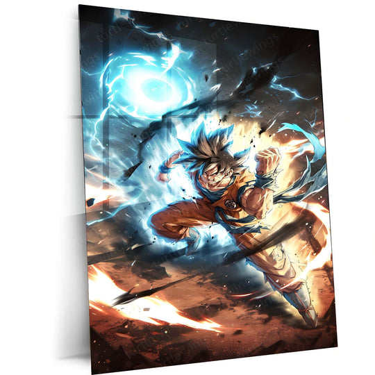 Goku Metal Poster - Dragon Ball Z -4