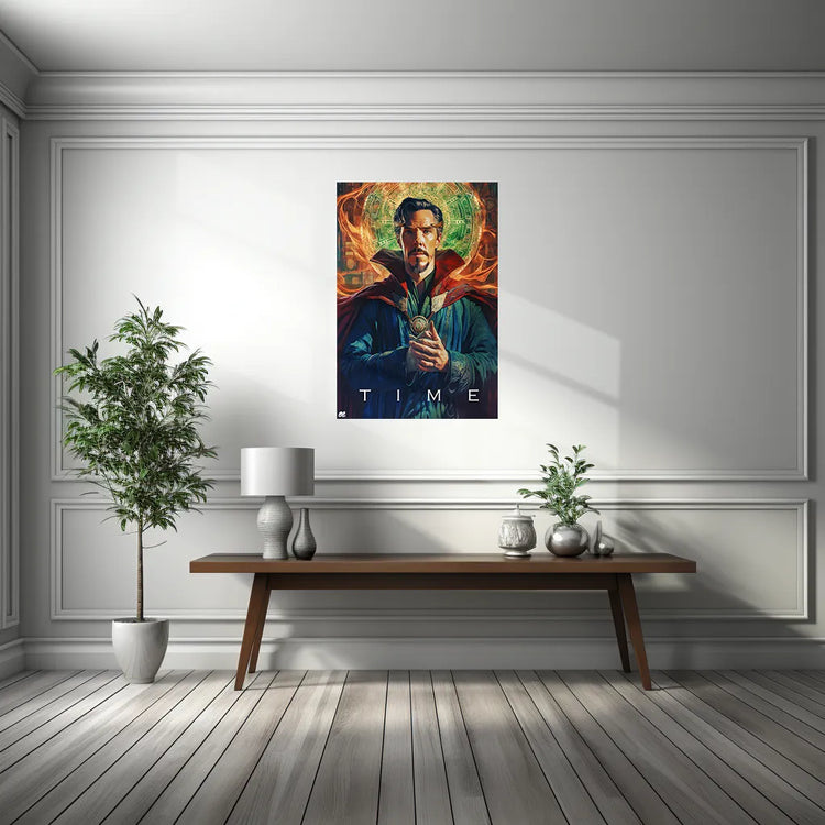 Doctor Strange Metal Poster | Marvel Sorcerer Supreme Wall Art - TURTLEWINGS 