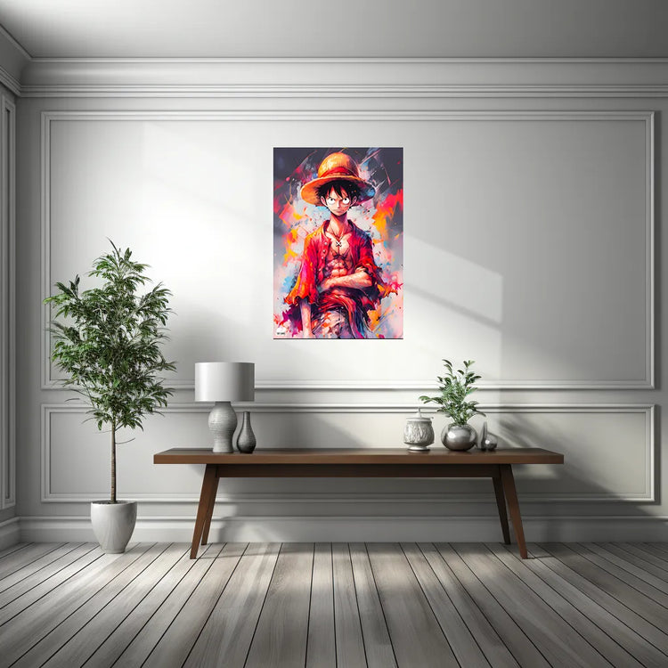 Luffy One Piece Metal Poster - TURTLEWINGS 