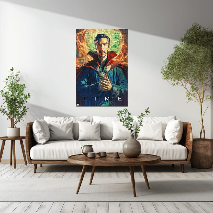 Turtlewings | Doctor Strange | Marvel |Time Quote Metal Print | Mystic Wall Art | HD Quality