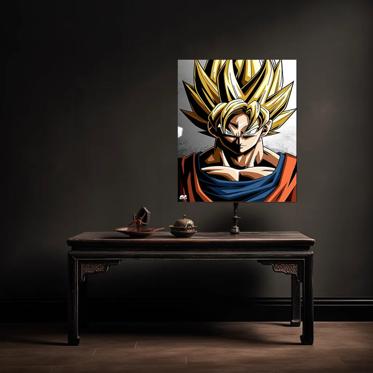 Goku Metal Poster DBZ - TURTLEWINGS 