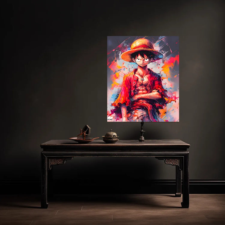 Luffy One Piece Metal Poster - TURTLEWINGS 