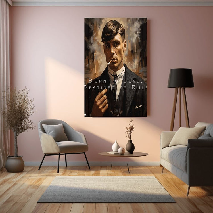 Turtlewings | Thomas Shelby Quoted Metal Print | Peaky Blinders Wall Art | HD Quality