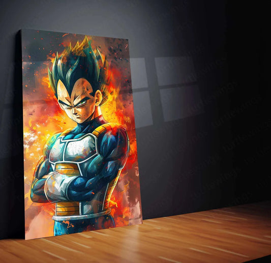 VEGETA – DbZ Metal Poster 5 - TURTLEWINGS 