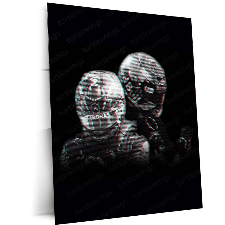 Max Verstappen Art Metal Poster | F1 Champion D?cor