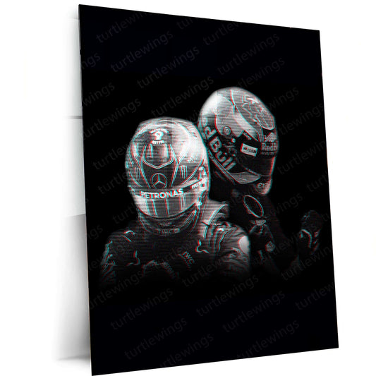 Max Verstappen Metal Poster | Red Bull Racing F1 Champion | Motorsport Wall Art - TURTLEWINGS 