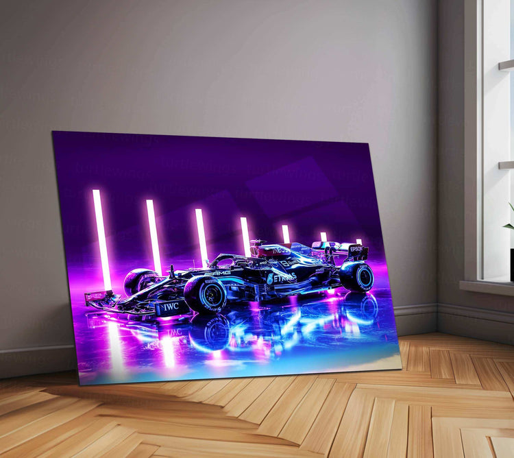 Mercedes-AMG F1 W12 Metal Poster | Lewis Hamilton & Valtteri Bottas | Formula 1 Racing Wall - TURTLEWINGS 