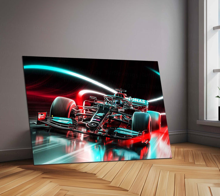 Mercedes-AMG F1 W12 E Performance Metal Poster | High-Performance Racing Art 4