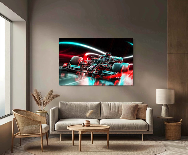 Mercedes-AMG F1 W12 E Performance Metal Poster | High-Performance Racing Art 4