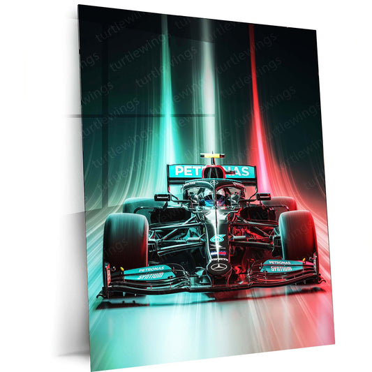 Mercedes-AMG F1 W12 E Performance Metal Poster | High-Performance Racing Art 5