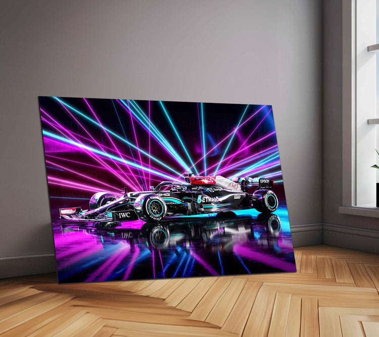 Mercedes-AMG F1 W12 E Performance Metal Poster | High-Performance Racing Art 6