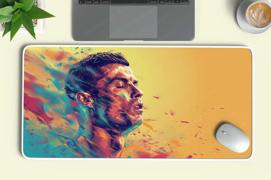 Cristiano Ronaldo Deskmat - The Football Legend