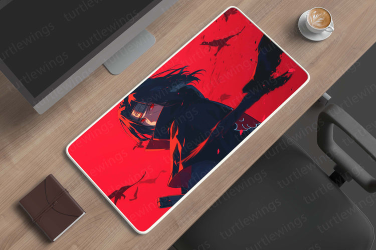 Itachi Deskmat | Naruto Uchiha Clan | Gaming and Office Desk Accessory 2