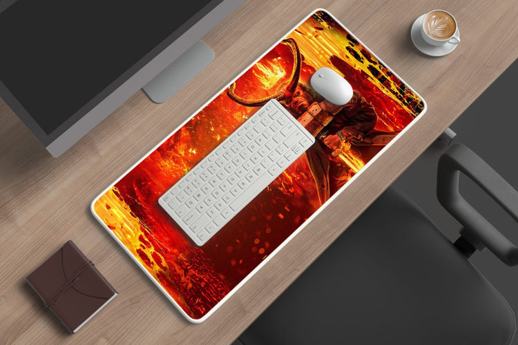 thedemon's Precision: TurtleWings Hellboy Multicolor Large Mousepad ? Embrace the Dark Heroic Style