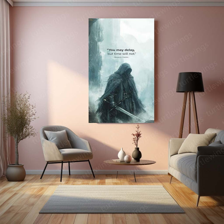 Inspirational Quotes of Momento Meri Metal Poster | Motivational Wall Art | HD Print 13