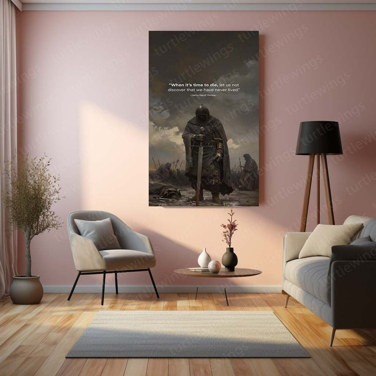 Inspirational Quotes of Momento Meri Metal Poster | Motivational Wall Art | HD Print 14