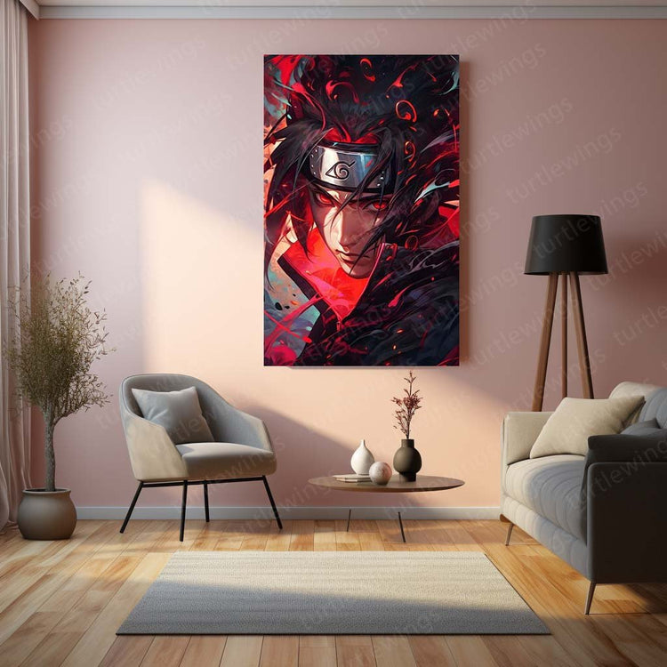 Itachi Uchiha Metal Poster - Naruto -3