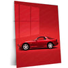 1991 Mazda RX-7 Metal Poster | Iconic Sports Car Art