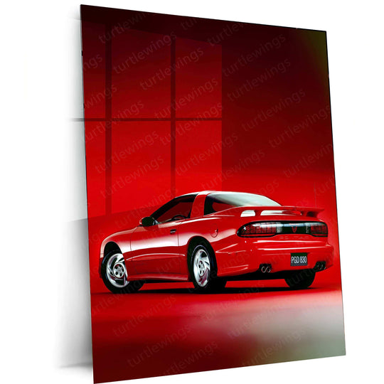 1994 Pontiac Firebird Trans Am Metal Poster | Classic Muscle Car Wall Art - TURTLEWINGS 