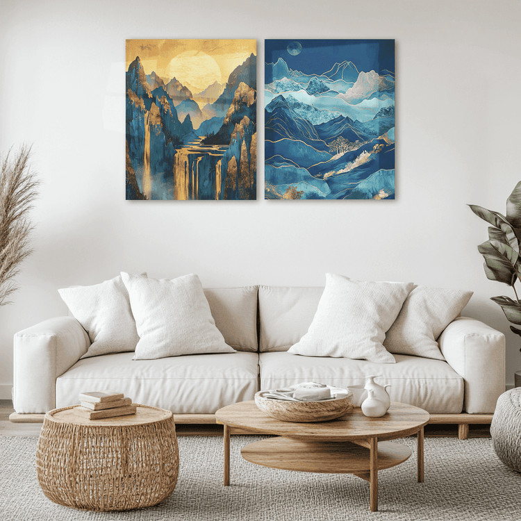 Set of 2 Posters: General Aesthetic Nature Art