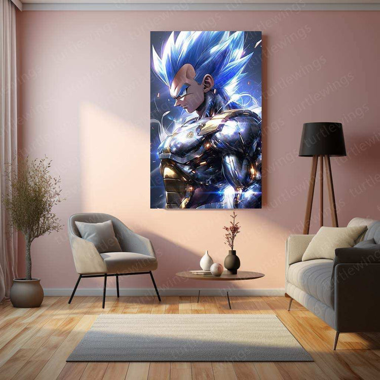 VEGETA – DbZ Metal Poster 2