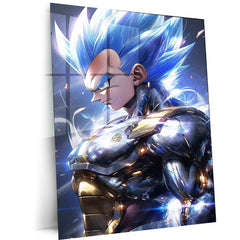 VEGETA – DbZ Metal Poster 2