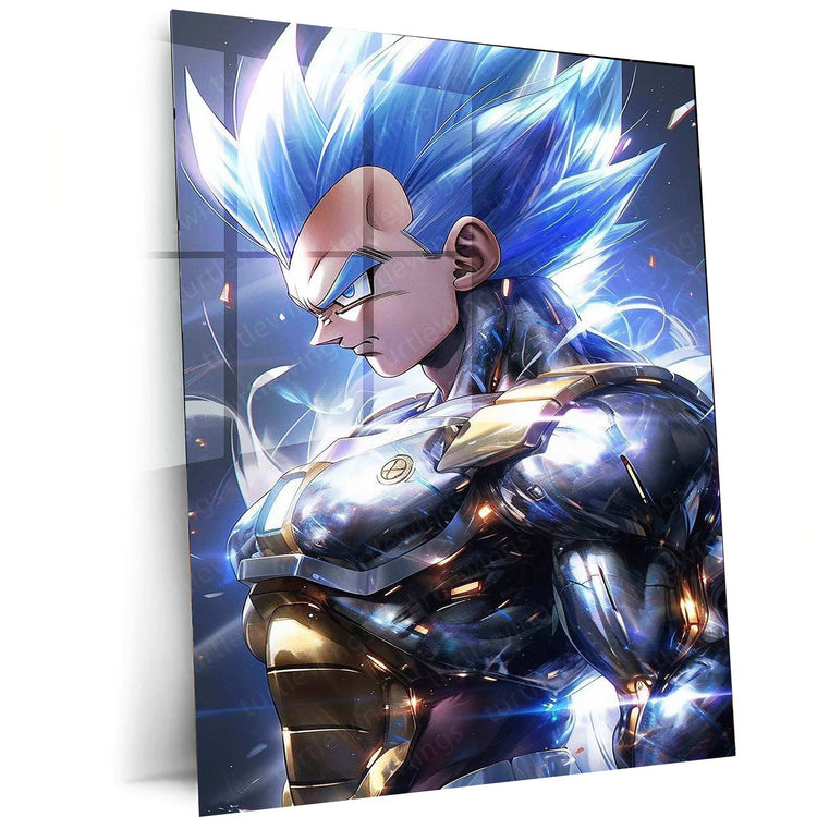 VEGETA – DbZ Metal Poster 2 - TURTLEWINGS 