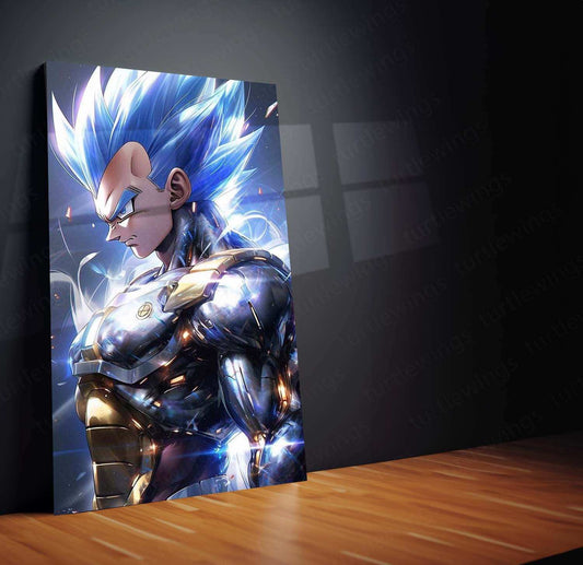 VEGETA – DbZ Metal Poster 2