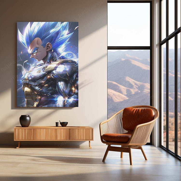 VEGETA – DbZ Metal Poster 2