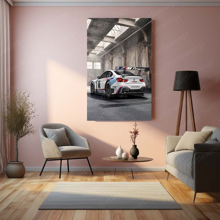 2016 BMW M6 GT3 Metal Poster | Motorsport Art