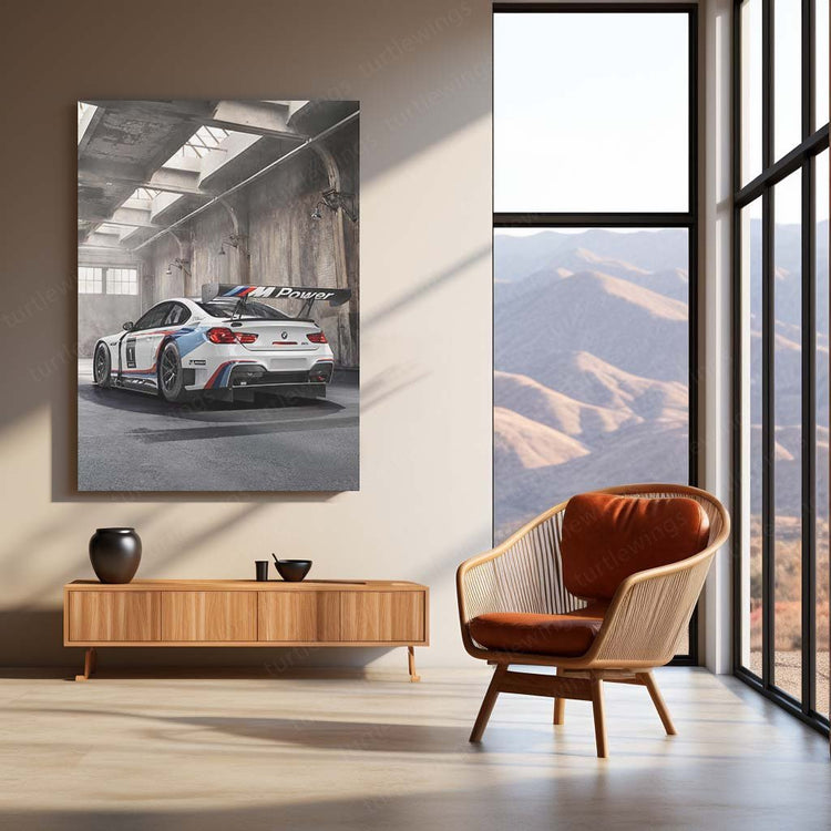 2016 BMW M6 GT3 Metal Poster | Motorsport Art