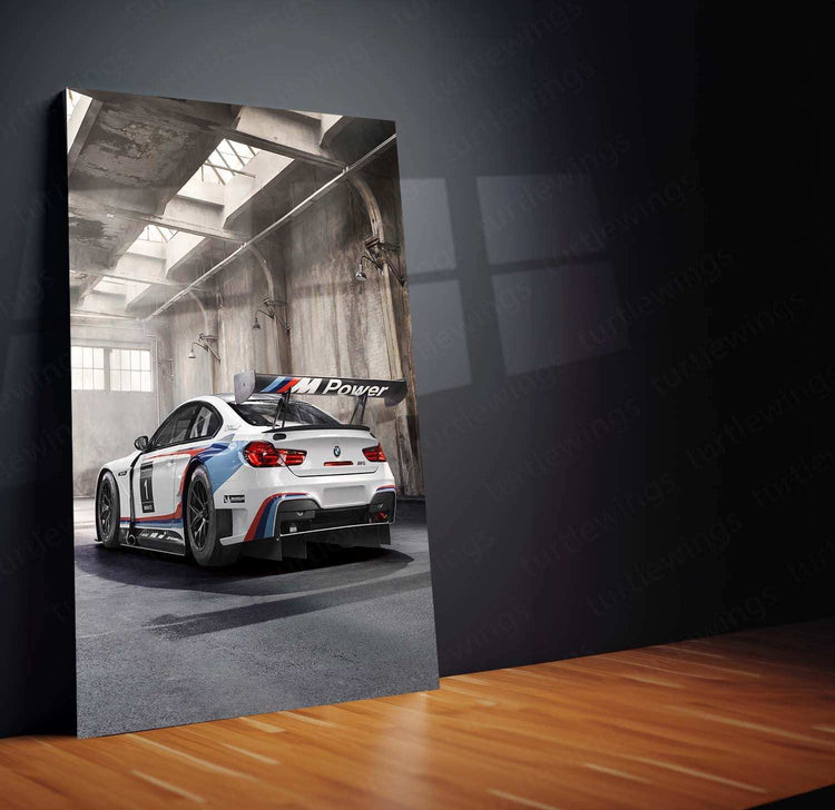 2016 BMW M6 GT3 Metal Poster | Racing Excellence & High-Performance Car Art - TURTLEWINGS 