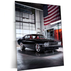 2016 Chevrolet Chevelle Slammer Concept Metal Poster | Classic Muscle Car Art