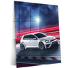 2016 Volkswagen Golf GTI TCR Metal Poster | High-Performance Hatchback Art