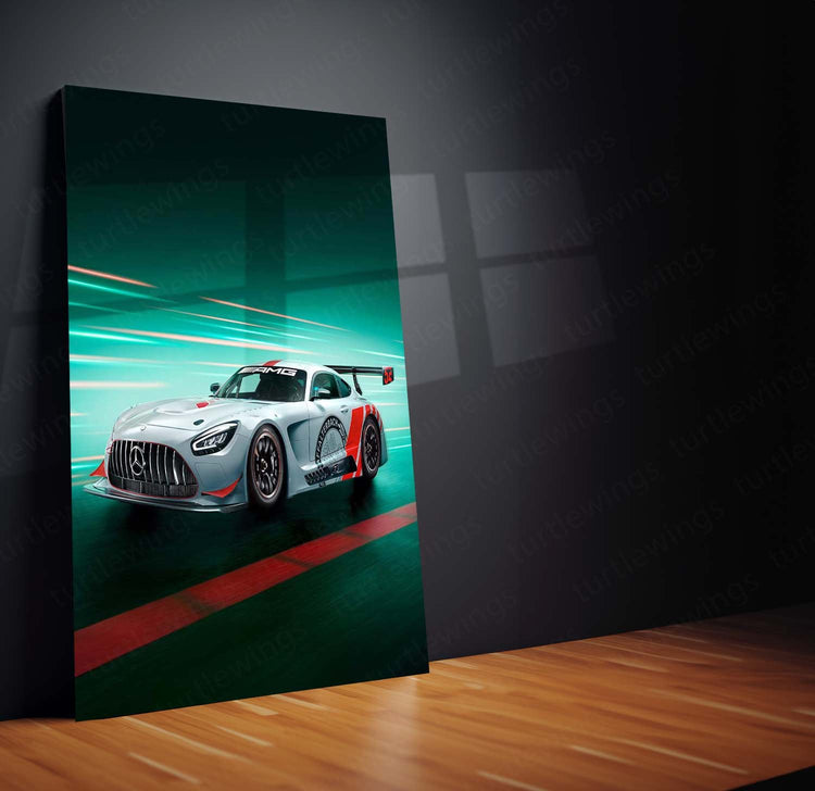 2022 Mercedes AMG GT3 Edition Metal Poster | Motorsport Art