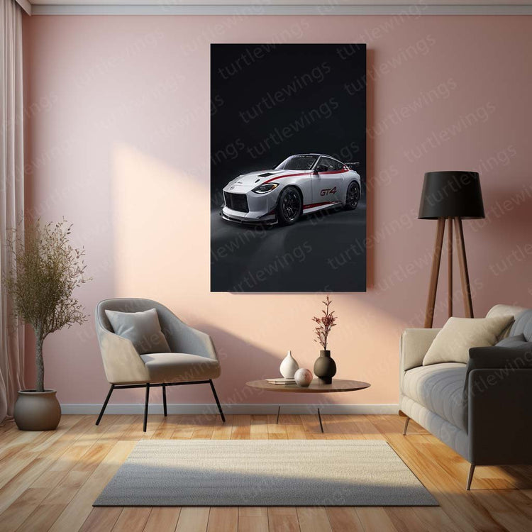 2023 Nissan Z GT4 Metal Poster | Racing Art