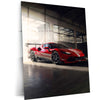 2024 Ferrari 296 Challenge (005) Metal Poster | High-Performance Racing Art